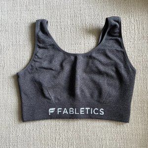 Fabletics Grey Sports Bra Small